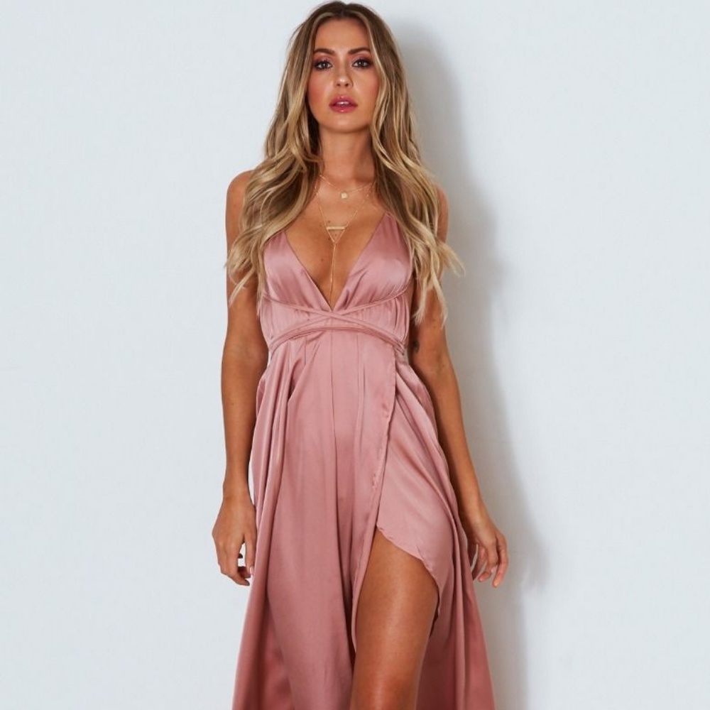Akela Maxi Dress Dusty Pink